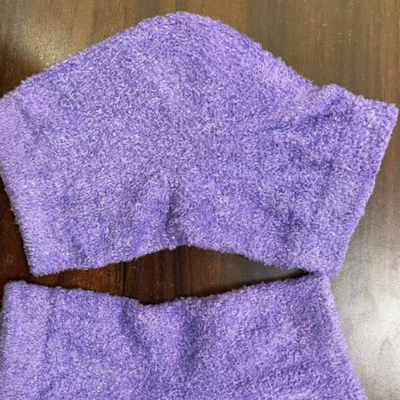 Fuzzy Moisturizing Heel Socks
