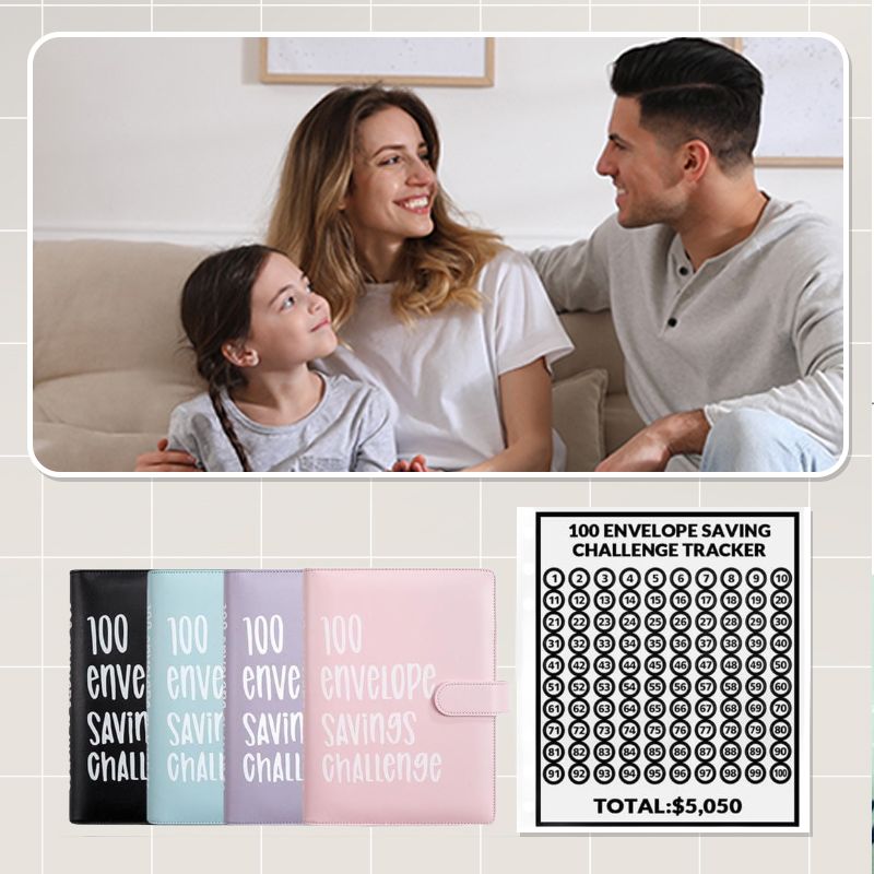 ⏰Final 4 Hours 60% OFF✉️100 Envelope Savings Challenge Book