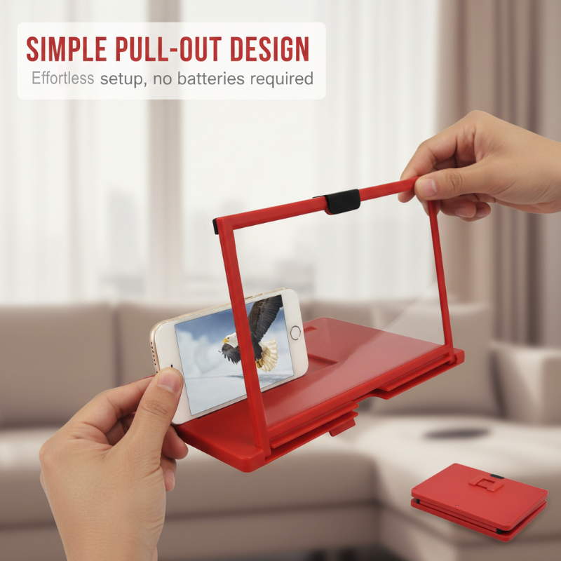 🎬Ease Eye Strain, Make Screen “Bigger” | HD Phone Magnifier for Easier Viewing