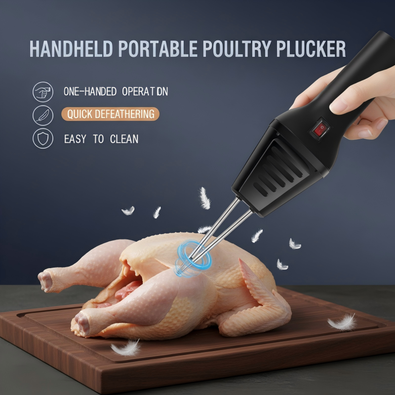 ✨ Handheld Portable Poultry Plucker! 🐔