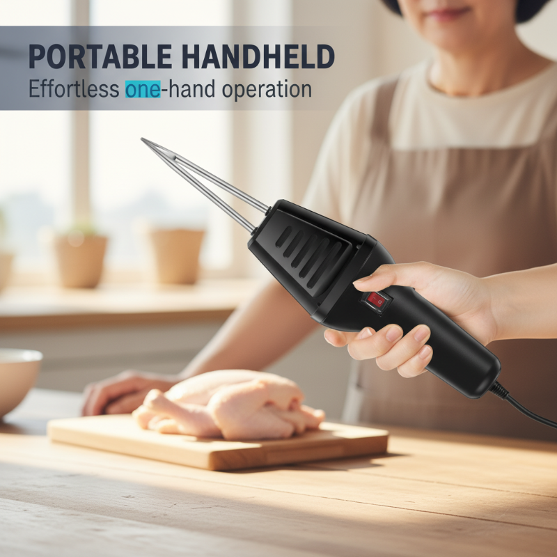 ✨ Handheld Portable Poultry Plucker! 🐔