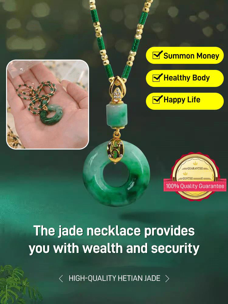 💎 50% OFF! 💎 Hetian Jade Prayer Peace Buckle – Authentic Xinjiang Nephrite, Handcrafted Blessing Pendant for Harmony & Protection 🕊️🧧