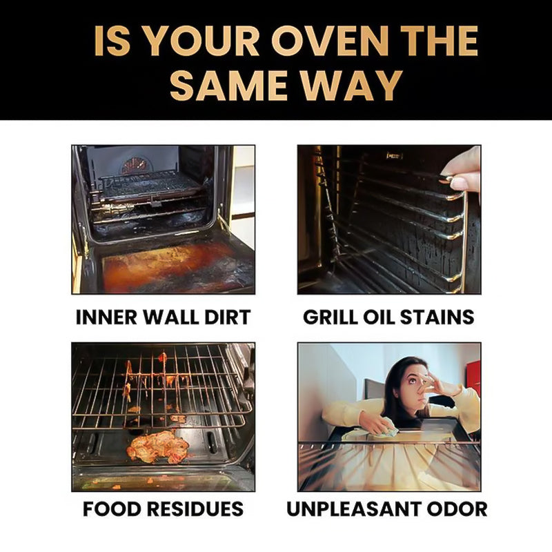 🏆Final 3 hours- BUY 1 GET 1 FREE!!⚡Oven & Grill Cleaner Spray✨