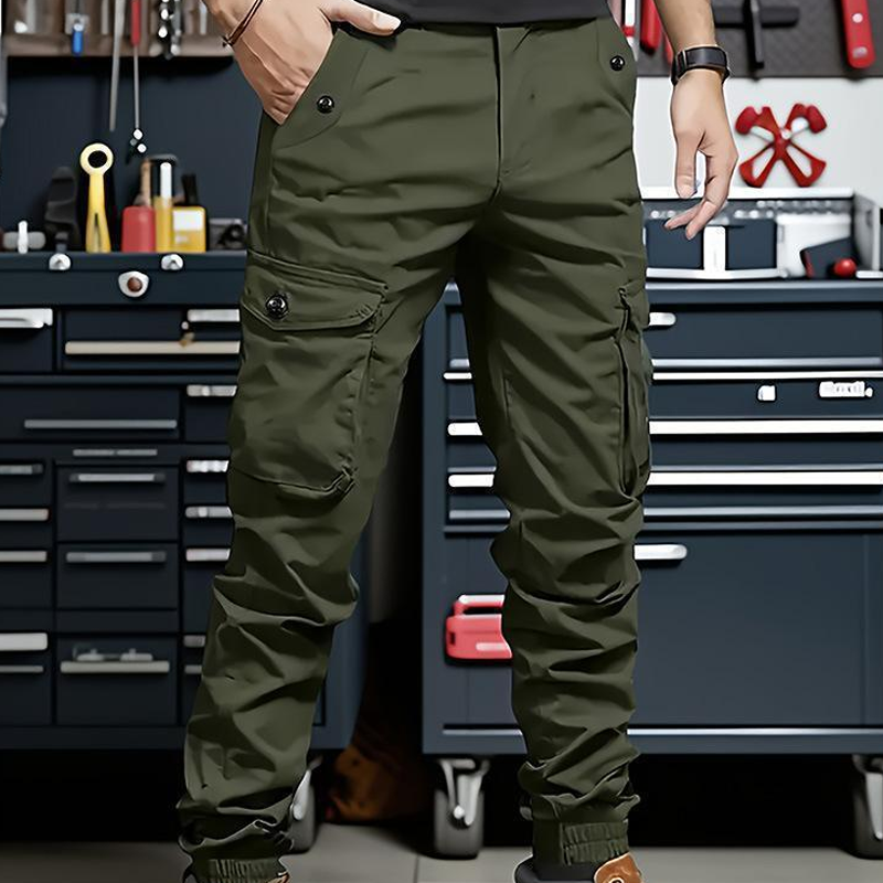 💎 -50% AUF CARGOHOSEN! 💎 Robuste Jogger für Herren: Mehrere Taschen & Bequeme Passform 👖🏞️