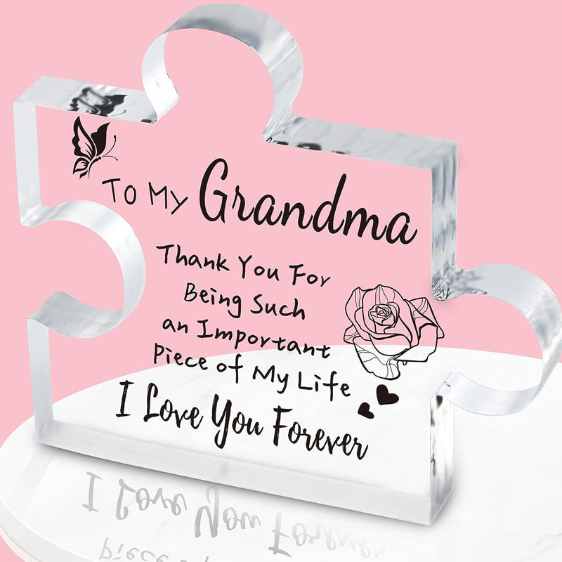 💕Mother's Day Special Sale-￡7.99!!💐Crystal Clear Acrylic Thank You Gift for Loved Ones