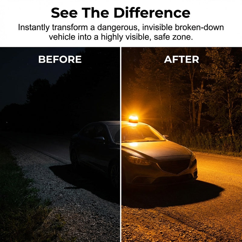 🔥🔥 LED Magnetic Emergency Warning Light! 🚨