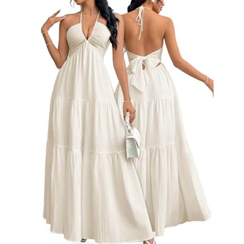 🔥 Today only!💞 Women's Plain Dress,80% off❗ Summer Clothes Women, Casual Basic Loose Fit Sleeveless Dress
