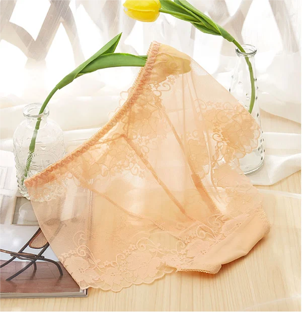 🔥Buy 1 Get 2 free ！🔥Ladies Silk Lace Handmade Panties
