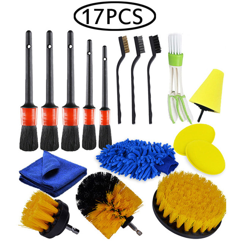 🔥Professional Auto Detailing Brush & Cleaning Kit