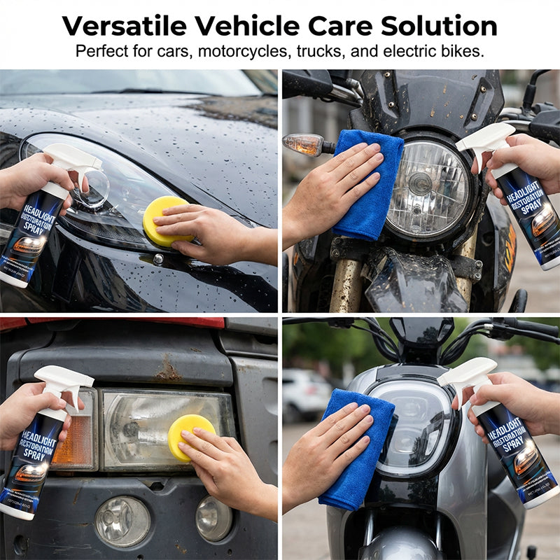 🔥🔥Professional Headlight Restoration Spray Kit
