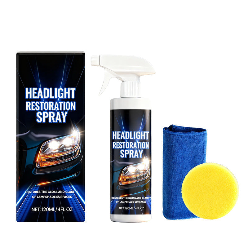 🔥🔥Professional Headlight Restoration Spray Kit