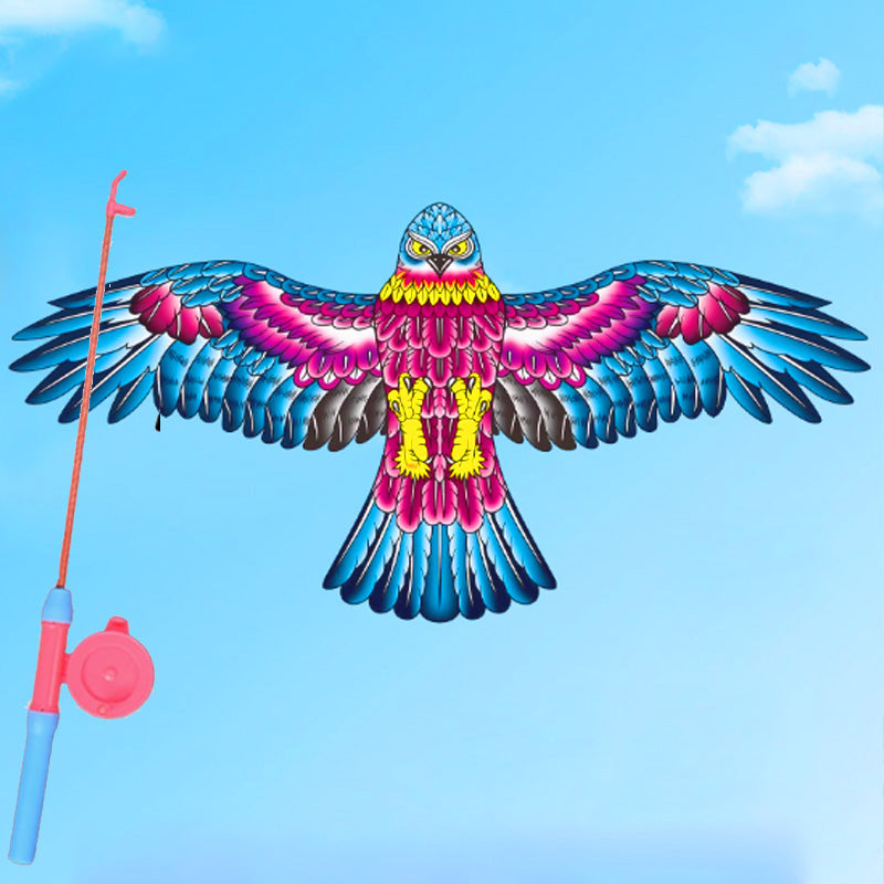 🔥2026 New Style🔥Trend Kids Creative Elastic Fishing Rod Kite🪁 – Backyard & Travel Essential