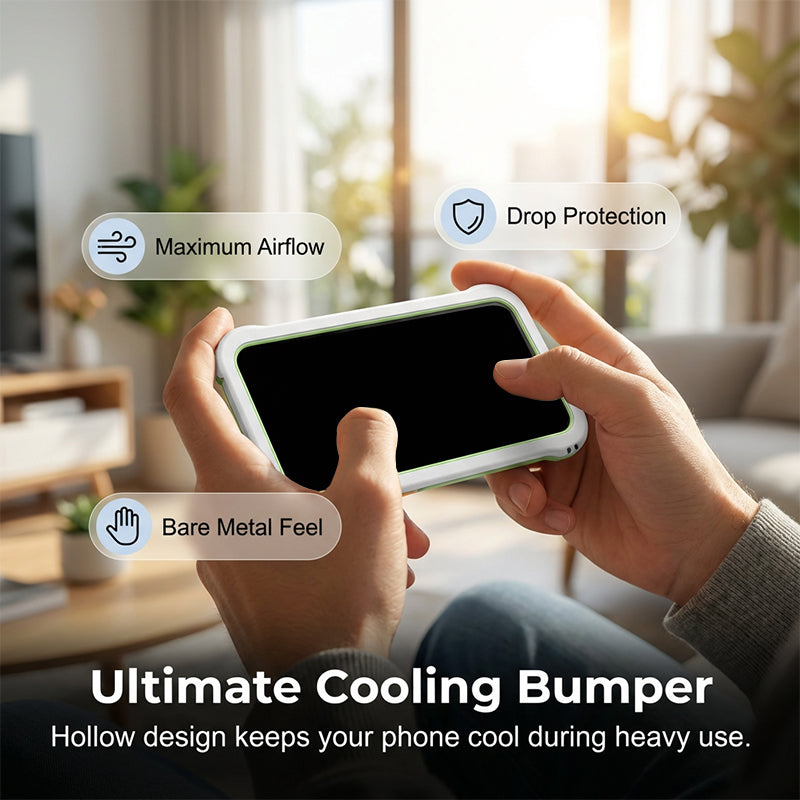 🔥Only today！SAVE 50%🎉Hollow-Out Heat Dissipation Bumper Case 📱