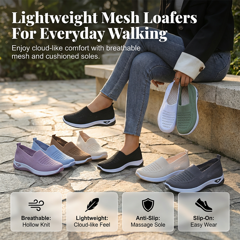 💐50% OFF ! Breathable Summer Shoes – Trendy & Ultra-Light Slip-Ons 🌞🌊
