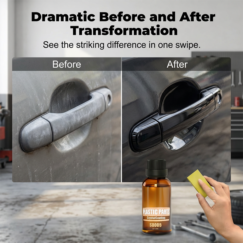 🔥Buy 1 Get 1 Free 🔥Car Plastic Parts Crystal Coating Restorer ✨🚗💎🛡️