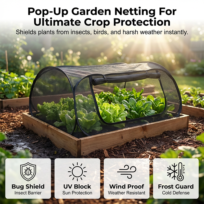🔥Hot Sale 50% OFF✨Greenhouse Cover for Raised Garden Bed 45x22x15"🏡