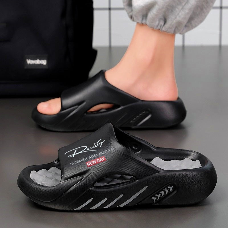 🔥 2026 Hot Sale – 60% OFF! 🔥 Non‑Slip Thick Sole Cloud Slides for Men ☁️