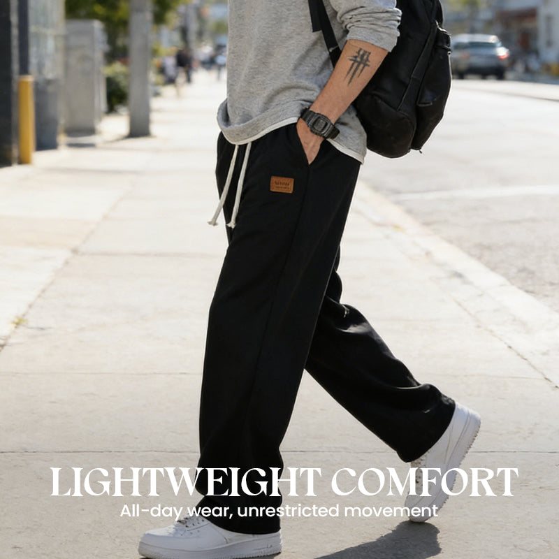 🥳2026 HOT SALE🥳👖 50% OFF! Stretch Straight‑Leg Pants – Breathable, wrinkle‑resistant fabric. Multi‑pockets for essentials, drawstring for custom fit. Versatile for any casual scene. 🏃‍♂️💫