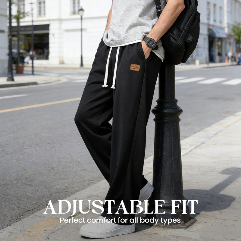 🥳2026 HOT SALE🥳👖 50% OFF! Stretch Straight‑Leg Pants – Breathable, wrinkle‑resistant fabric. Multi‑pockets for essentials, drawstring for custom fit. Versatile for any casual scene. 🏃‍♂️💫