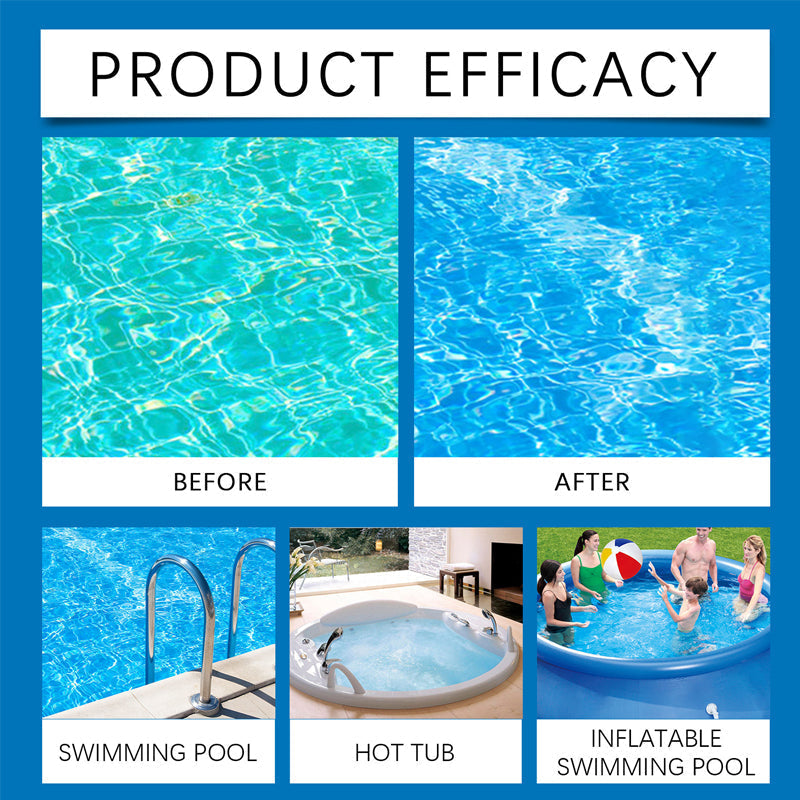 💧 Swimming Pool Purifying Liquid – Crystal Clear Water, Zero Hassle! 🔥 Say goodbye to green water & harsh chemicals – just pure, fresh swimming every time. 🏊‍♂️💙