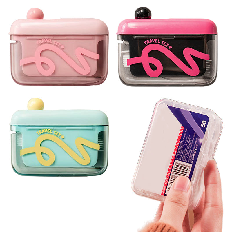 🚀Automatic Pop-Up Dental Floss Storage Dispenser