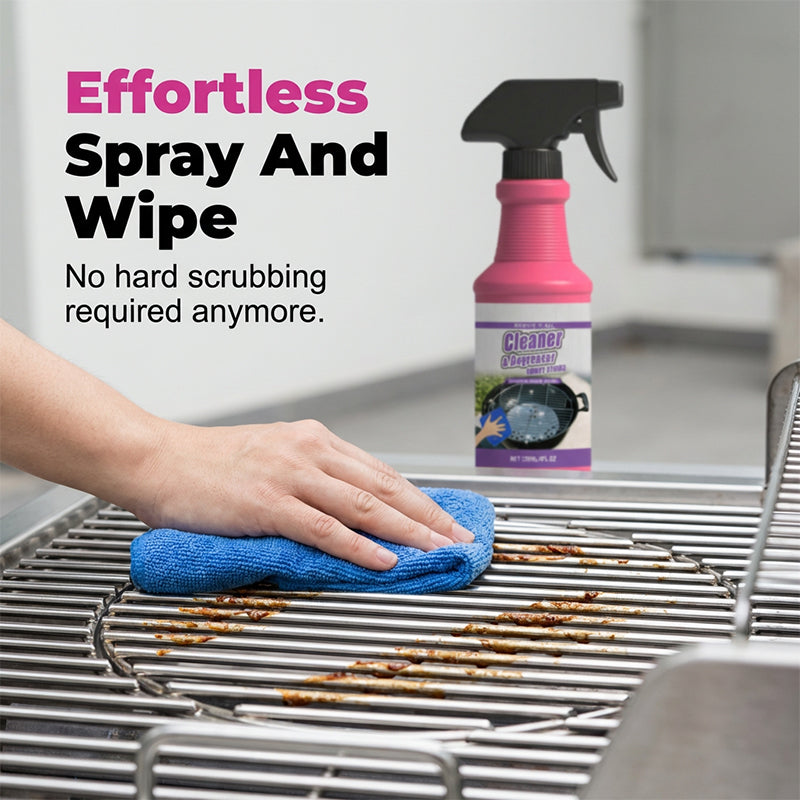 ✨ Fast-Acting Heavy-Duty Grill Degreaser Spray! 🧴