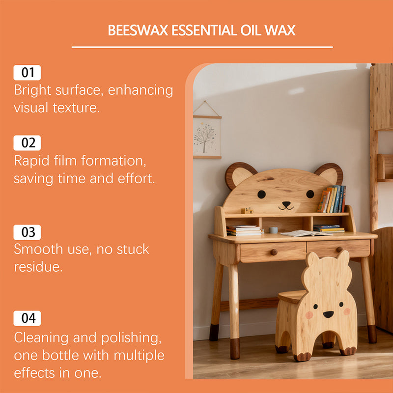✨ All-in-One Wood Seasoning and Polishing Beeswax Spray!