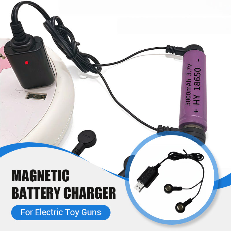 Magnetic Battery Charger for Electric Toy Guns