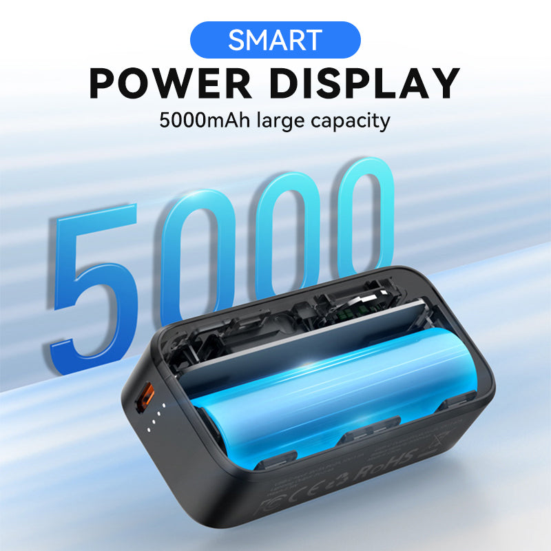 🥳2026 HOT SALE🥳💞50K+ SOLD!📱💨 50% OFF! All-in-One Magnetic Power Bank – Just snap & charge, no cable hunting. 5000mAh, slim design