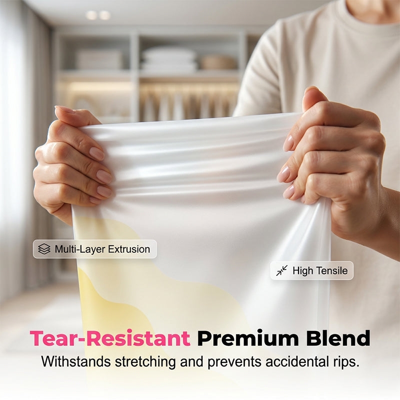 Press-to-Compress Vacuum Storage Bags