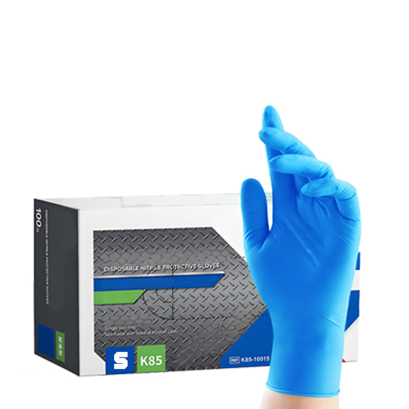 100 PCS Food-Grade Disposable Nitrile Gloves