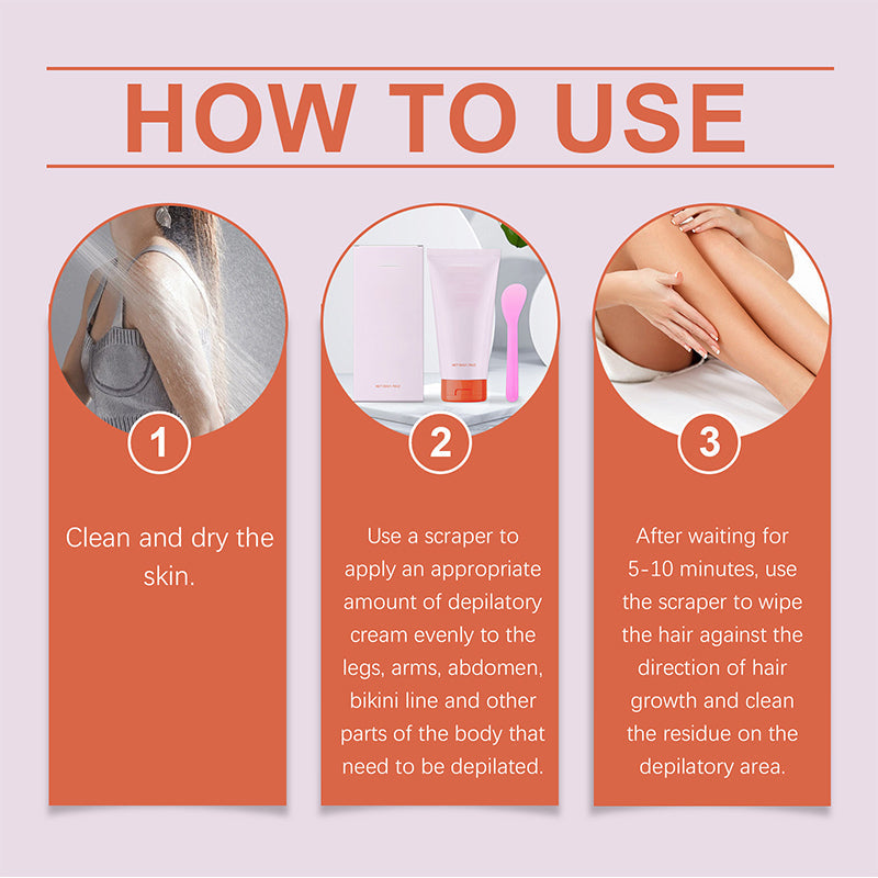 Gentle Formula Hair Removal Cream for Face, Legs & Underarms