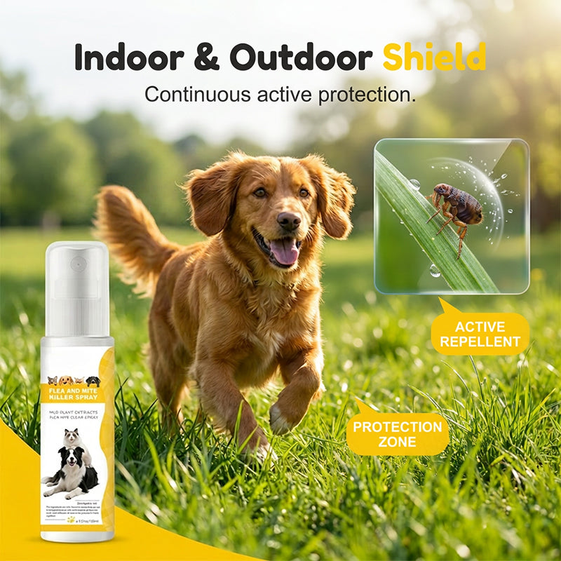 🔥Selling Fast – 50% OFF！🎁Tick Season is Here🕷🛡️Mild Formula Pet Pest Repellent Spray