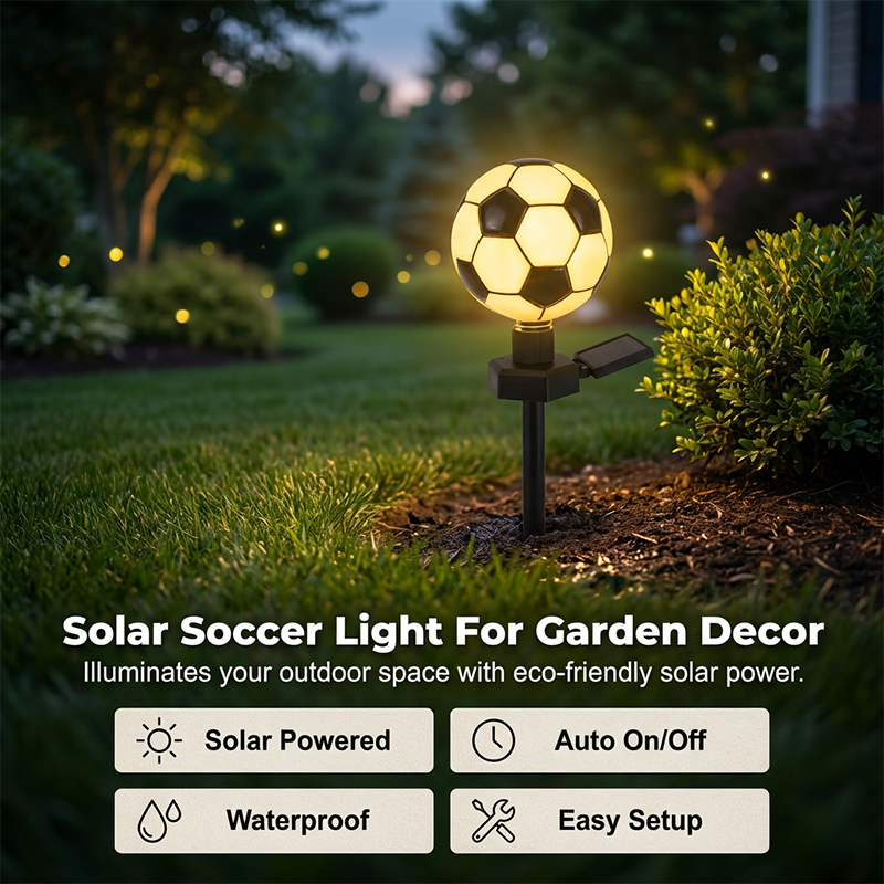 🌞 Fun Sporty Solar Garden Light – Brighten Your Outdoor Space ✨