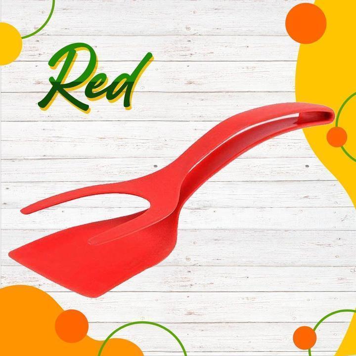 📢📢50% OFF !! ⏰ 2-in-1 Spatula Clip – Heat-Resistant Silicone & Non-Slip Handle – Kitchen Cooking Essential