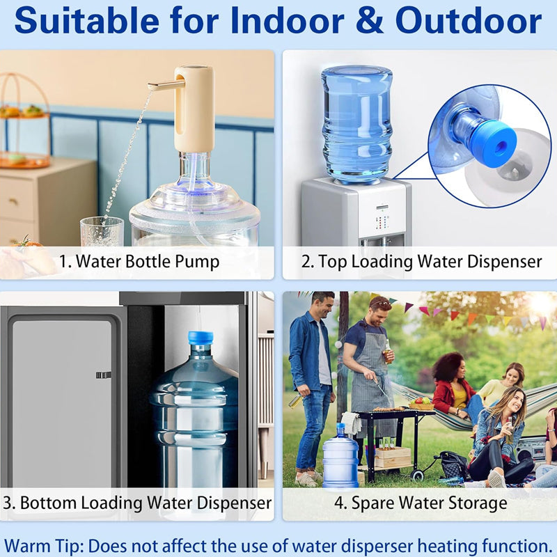 Reusable Silicone Water Container Cap