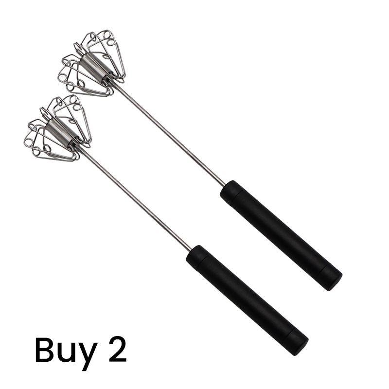 Stainless Steel Semi-Automatic Hand Egg Beater