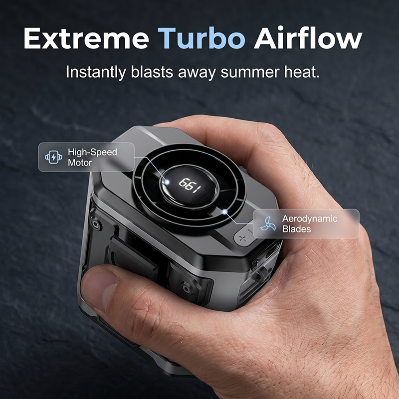 🥳2026 HOT SALE🥳💞50K+ SOLD!🌬️High-Speed Portable Waist Clip Cooling Fan✅Factory Direct Sales⌛Limited Quantity
