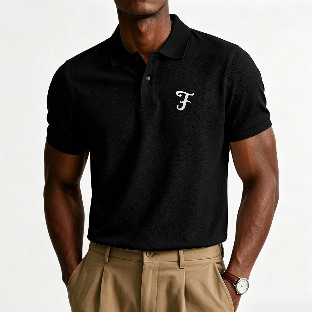 **American Flag Polo Shirt: 100% Cotton Pique - 4th of July Essentials** - Black 5XL