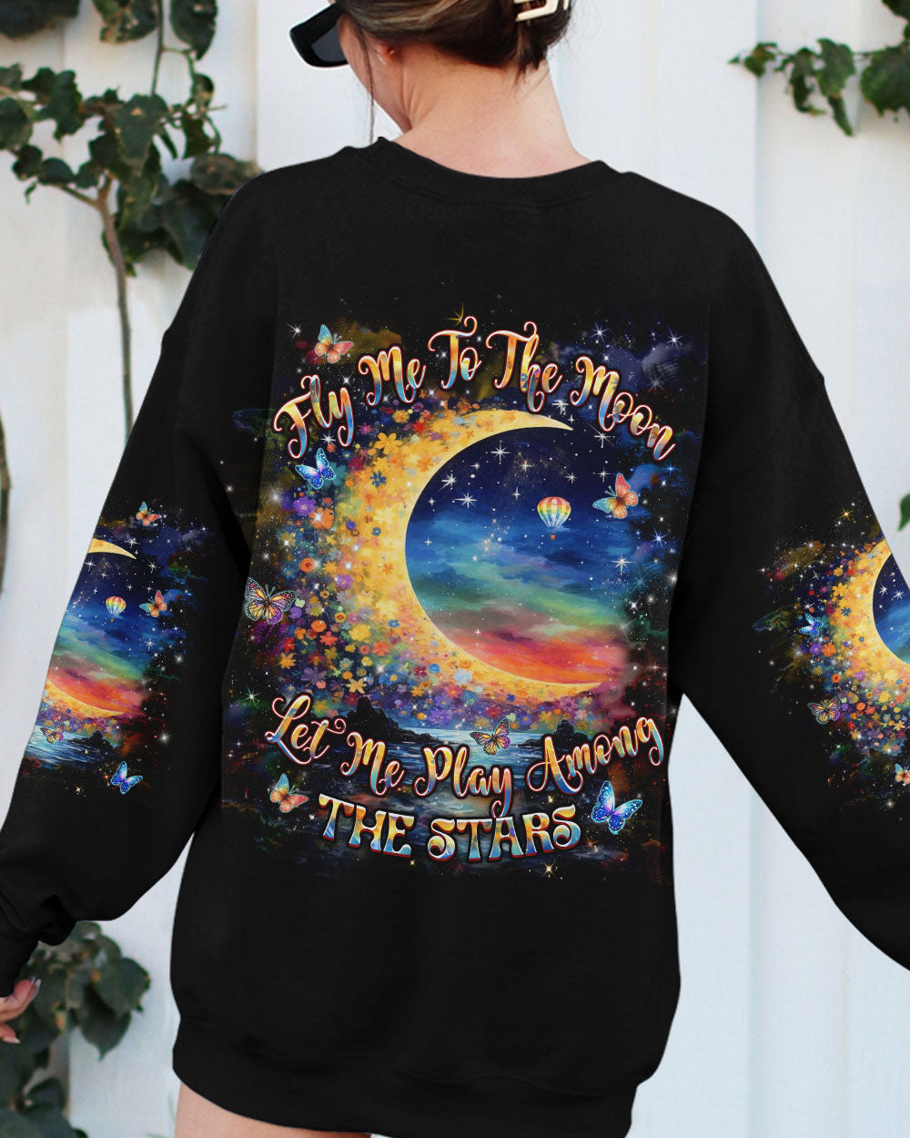 FLY ME TO THE MOON ALL OVER PRINT - YHHN0412243