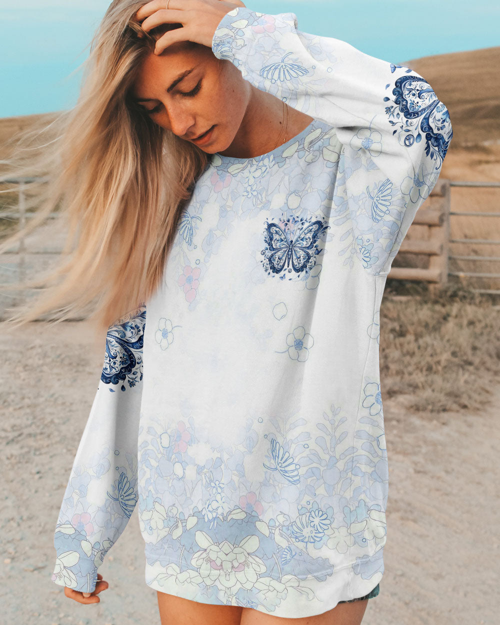 THERE ARE SO MANY BEAUTIFUL REASONS BUTTERFLY ALL OVER PRINT - YHLN0402252