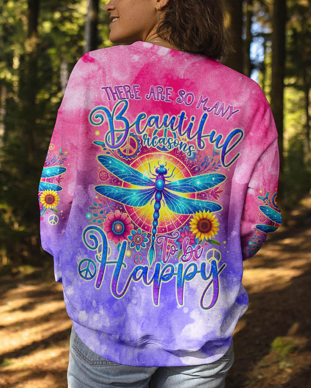 BEAUTIFUL REASONS TO BE HAPPY DRAGONFLY ALL OVER PRINT - TYQY1907245