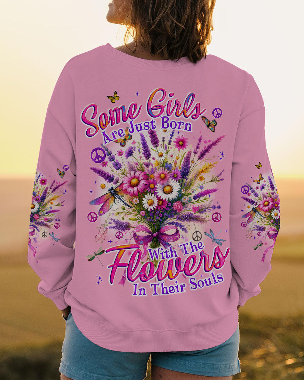 BORN WITH THE FLOWERS IN SOUL ALL OVER PRINT - TYQY2612232