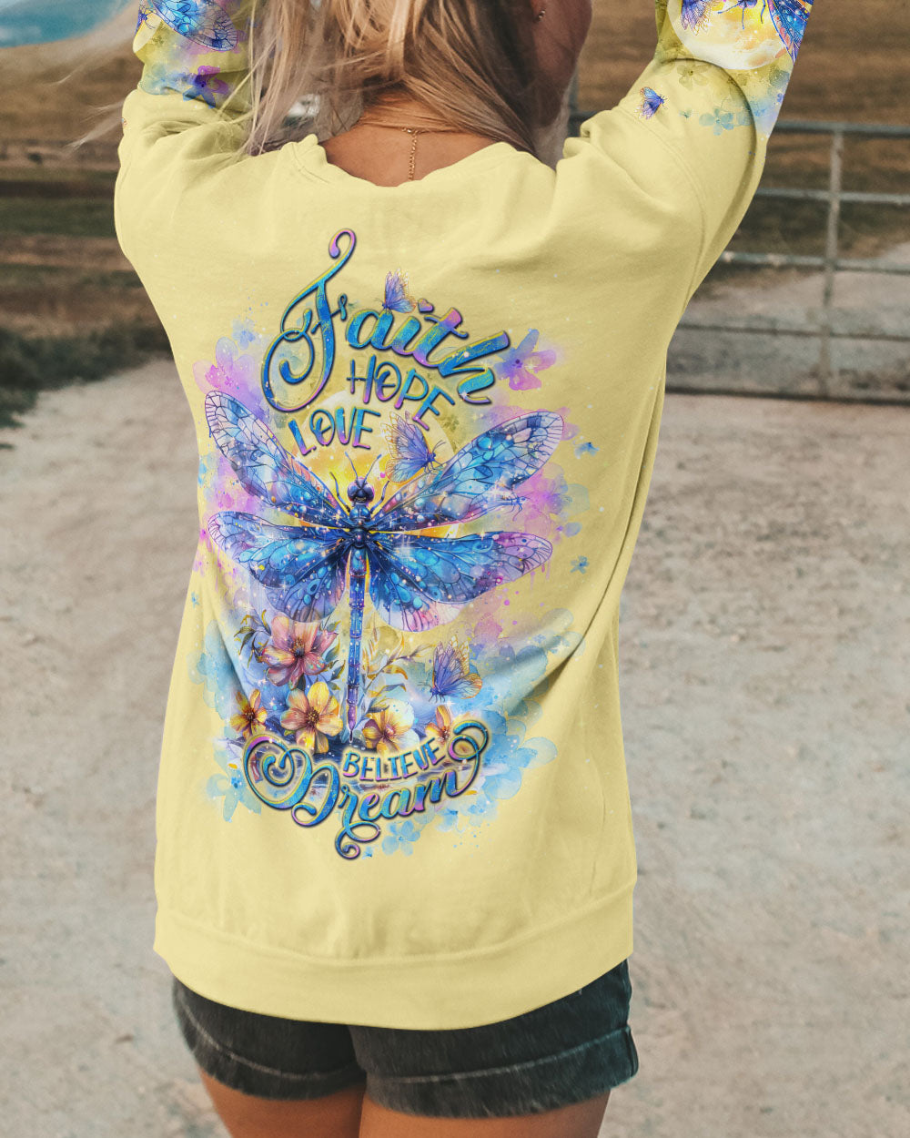FAITH HOPE LOVE DRAGONFLY ALL OVER PRINT - TLNT2803242