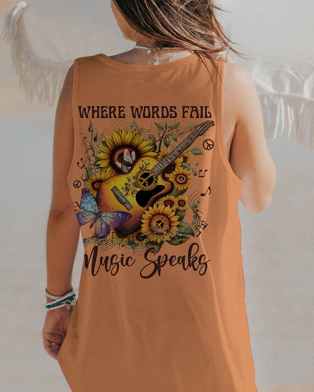 WHERE WORDS FAIL MUSIC SPEAKS ALL OVER PRINT - YHLN1803233