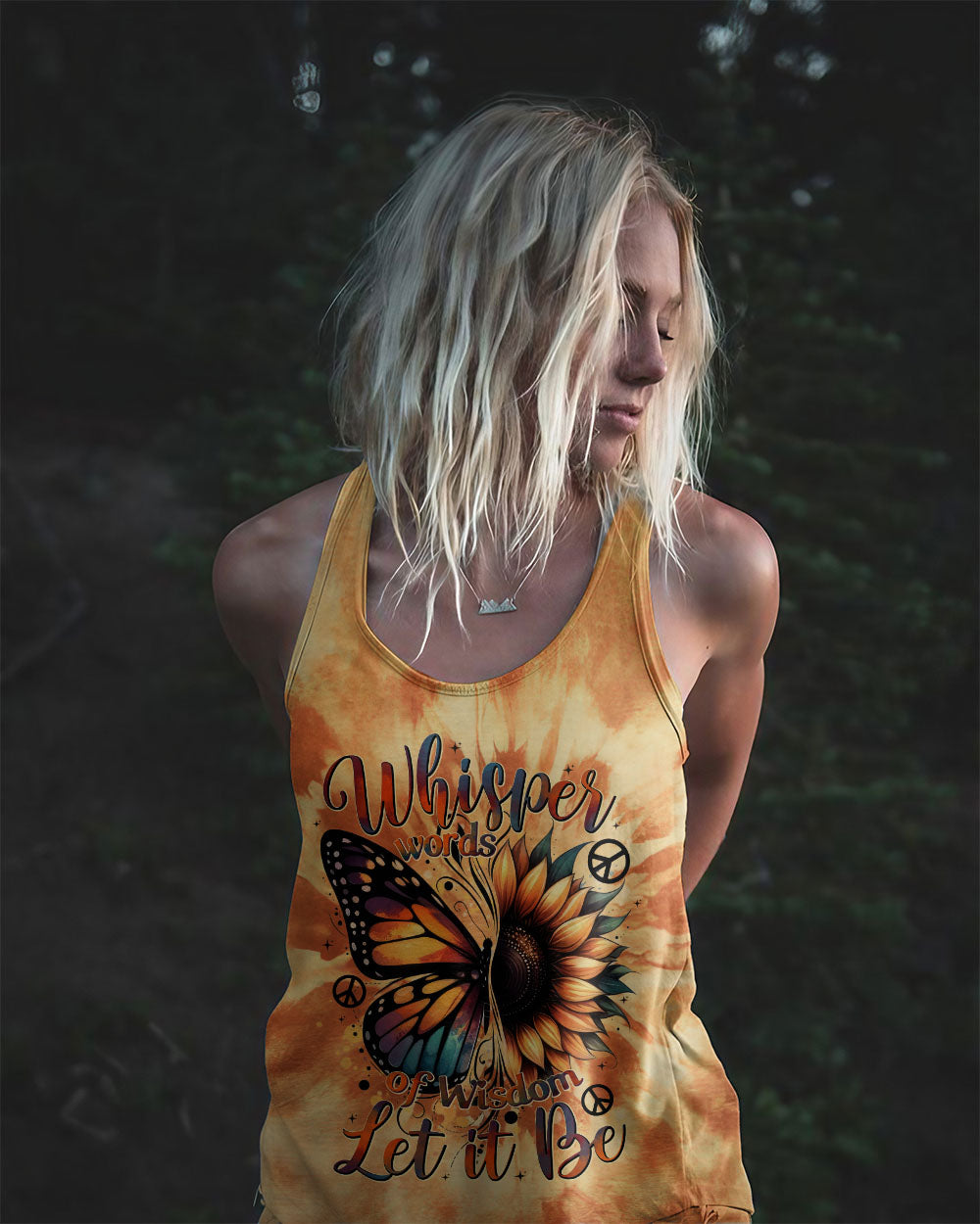WHISPER WORDS OF WISDOM LET IT BE TIE DYE ALL OVER PRINT - TYTD1501252