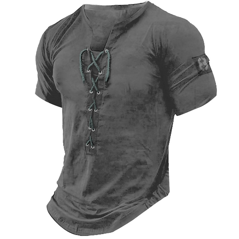 Men's Graphic Number Tee Short Sleeve T shirt 3D Print Shirt Vintage Fashion Stylish Daily Sports Going out Black White Brown Summer Clothing Apparel S M L XL 2XL 3XL #9447833