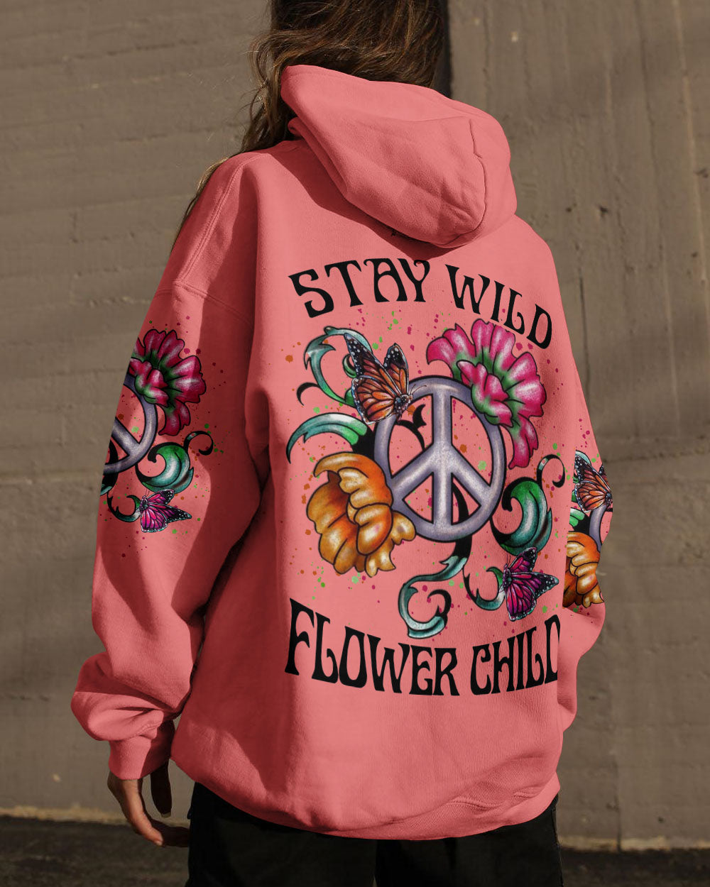 STAY WILD FLOWER CHILD ALL OVER PRINT - YHLN2302233