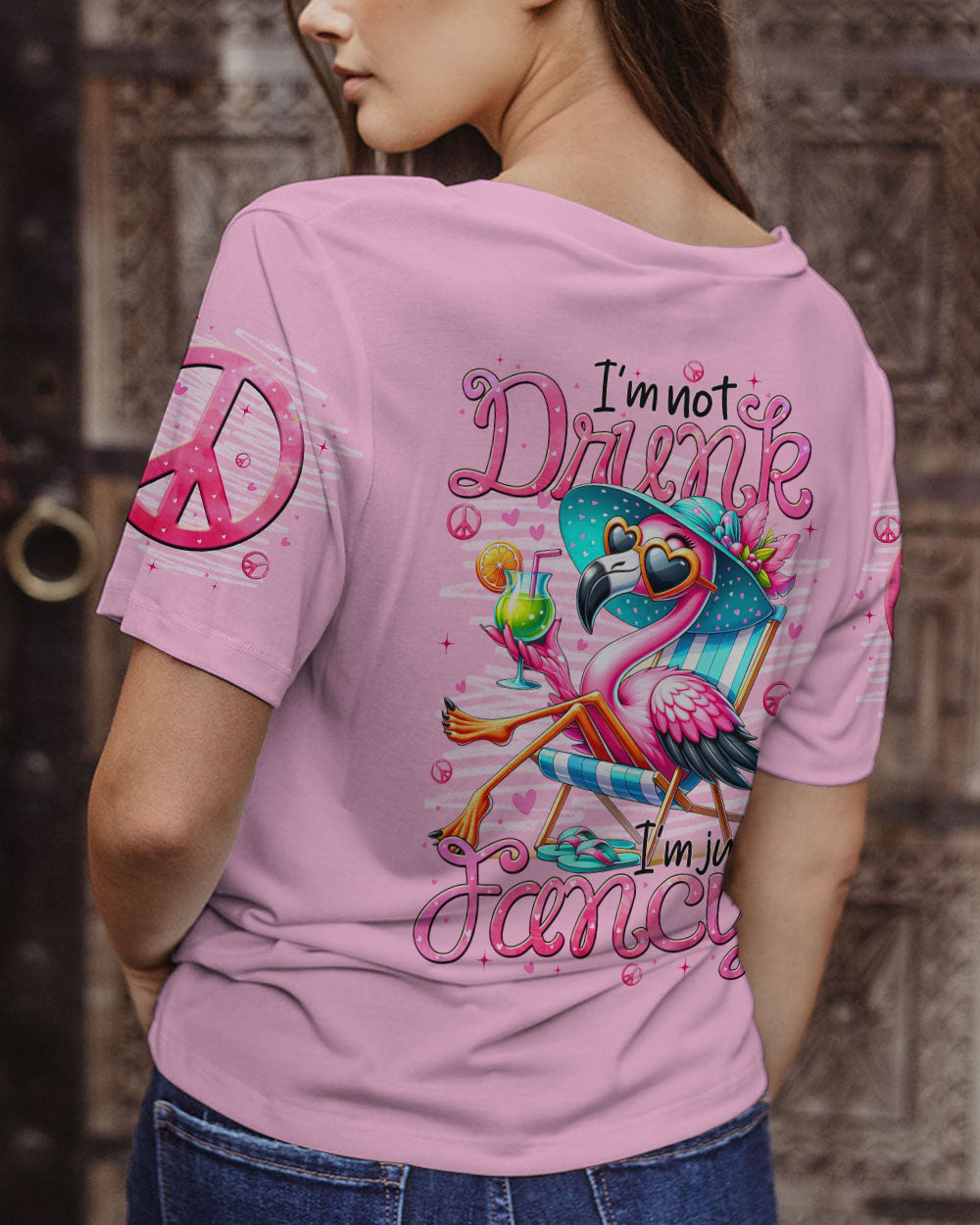 I'M JUST FANCY FLAMINGO ALL OVER PRINT - TYTM2205244