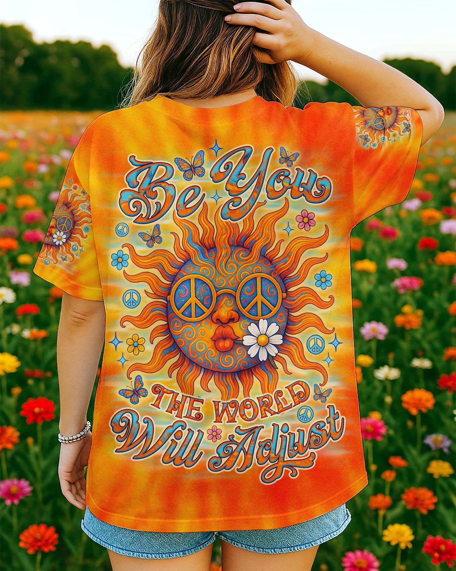 BE YOU THE WORLD WILL ADJUST SUN ALL OVER PRINT - TLNO0606253